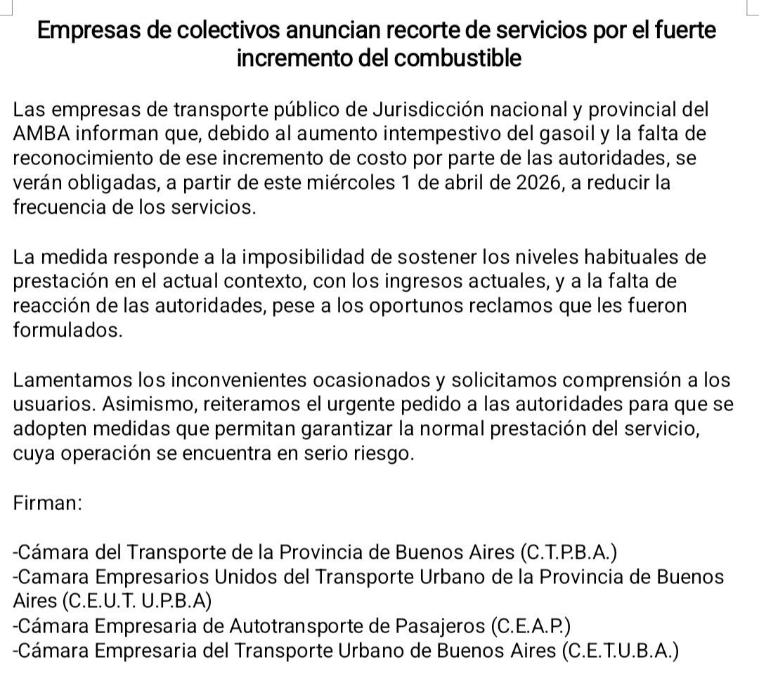 Transporte AMBA tweet media