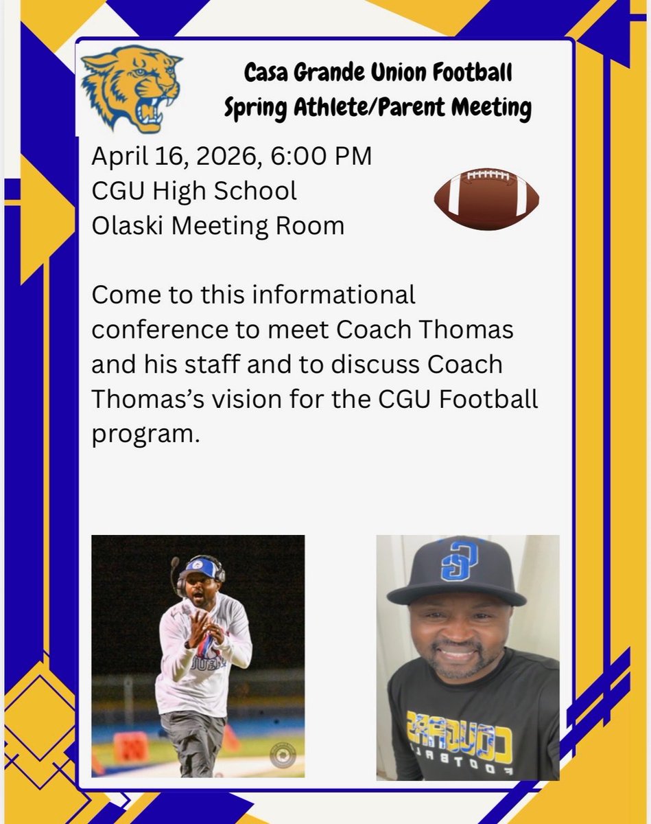 Casa Grande Cougar Football tweet media