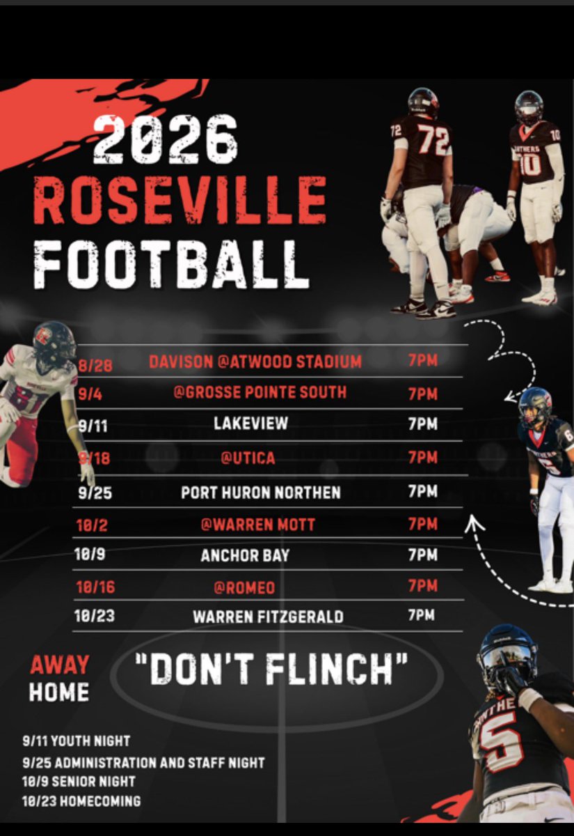 Roseville Football tweet media