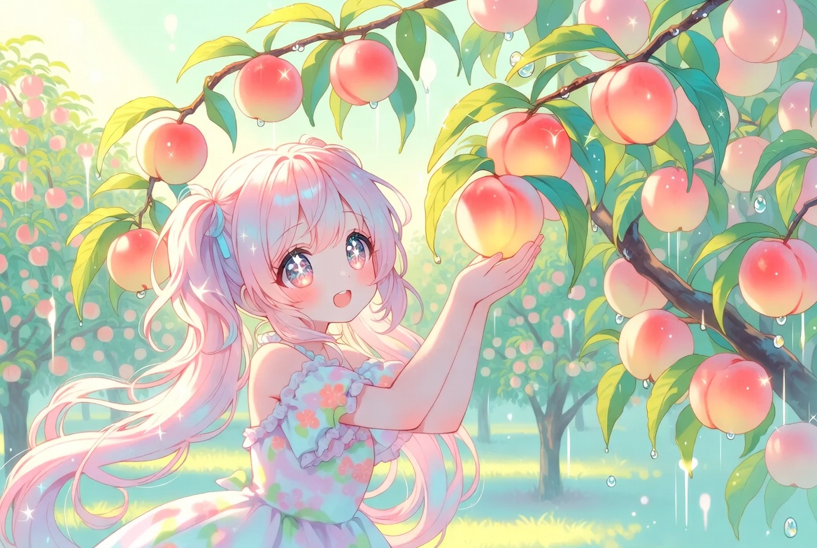 oeaxc's tweet photo. 光と雨が紡ぐ郷里の果実物語🍑🌞

枝に滴る穀雨の朝露💧
光を浴びてキラリと輝く果実✨

手に取れば甘み弾ける🎵
風がフワッと香りを運ぶ🍃

郷里の土が味を育む🌱
陽光のキラキラが果実に宿る☀️

口に入れればホワッと春の記憶広がる🌸
自然と穀雨の恵みがスッと馴染む💛

#春の果実 #郷里の味 #穀雨 https://t.co/SnzJBqzWbG