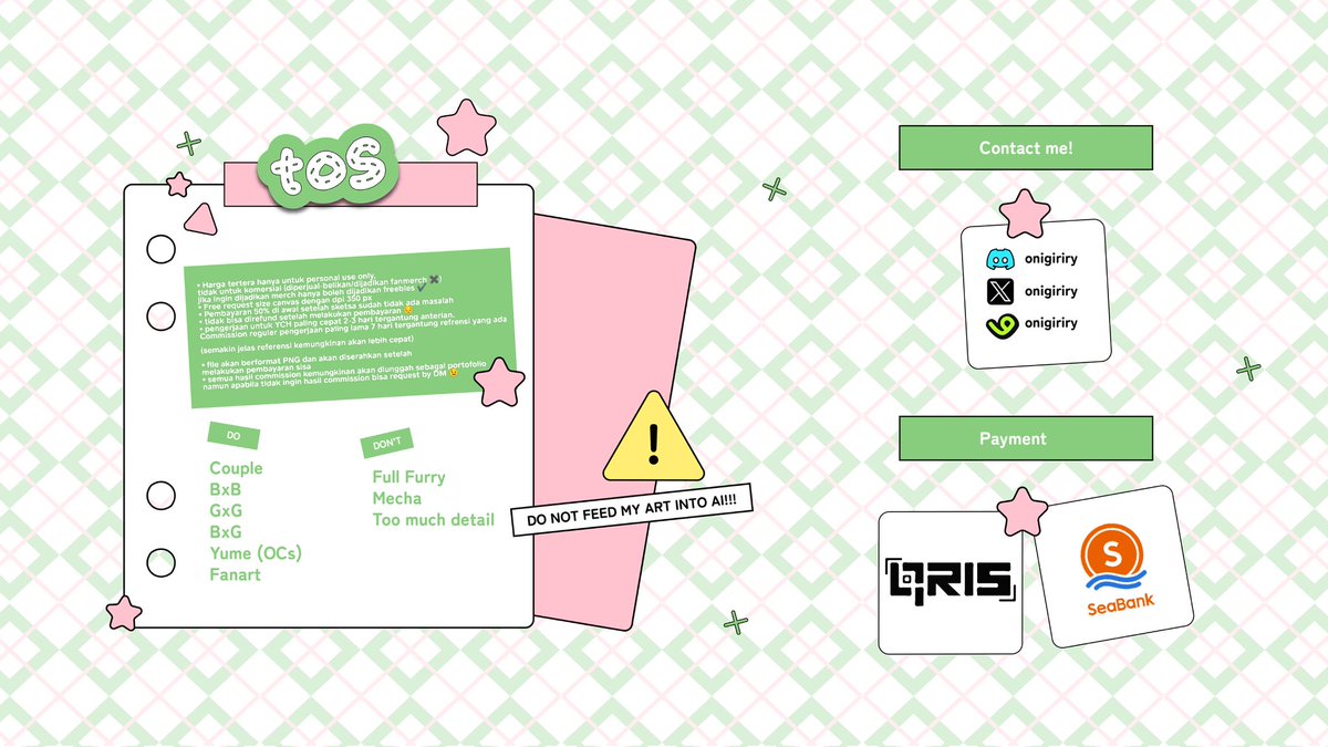 🍙 onigiriry (•˕ •マ⟆ 📍 Open Commission tweet media