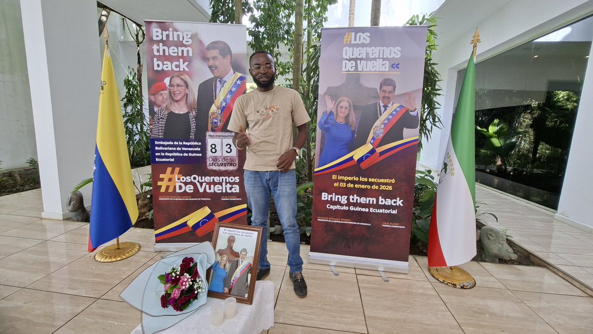 Embajada de Venezuela en Guinea Ecuatorial tweet media