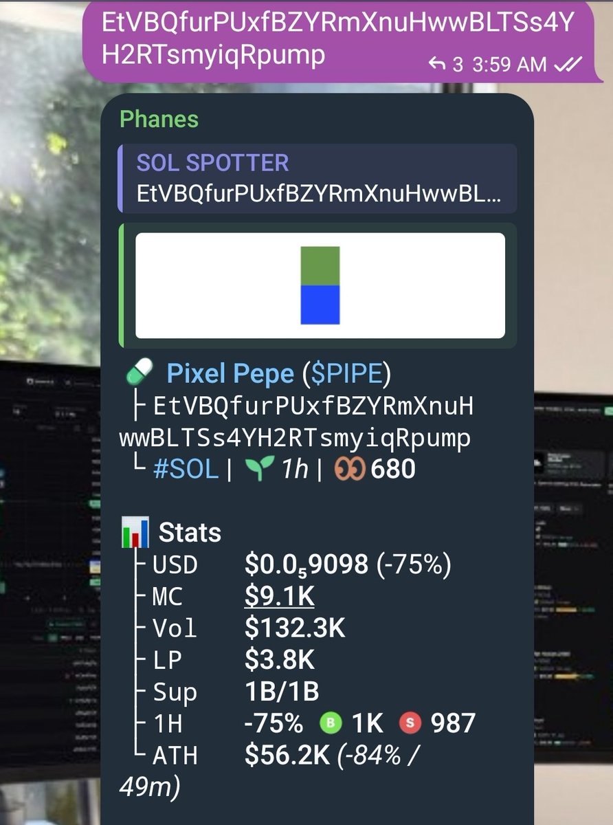 alphaspoter_sol's tweet image. ENTRY $PIPE

CA
EtVBQfurPUxfBZYRmXnuHwwBLTSs4YH2RTsmyiqRpump