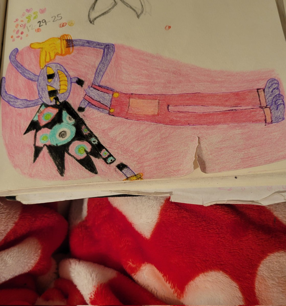 bbirdyies's tweet photo. So...uhh... I drew this and the other doodles before the newest episode dropped. All I have to say is...shit's FUCKED. Anyway, I am really proud of this one! Jax was the easiest to draw! I wish I could've done something more interesting with the legs and feet posing. https://t.co/RG5uBO9FPD