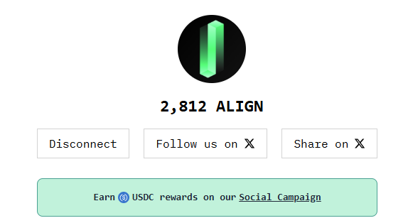 ReasonDuong's tweet photo. I'm eligible for 2,812 ALIGN in the @alignedlayer ALIGN airdrop! https://t.co/Cub20SF2u0
