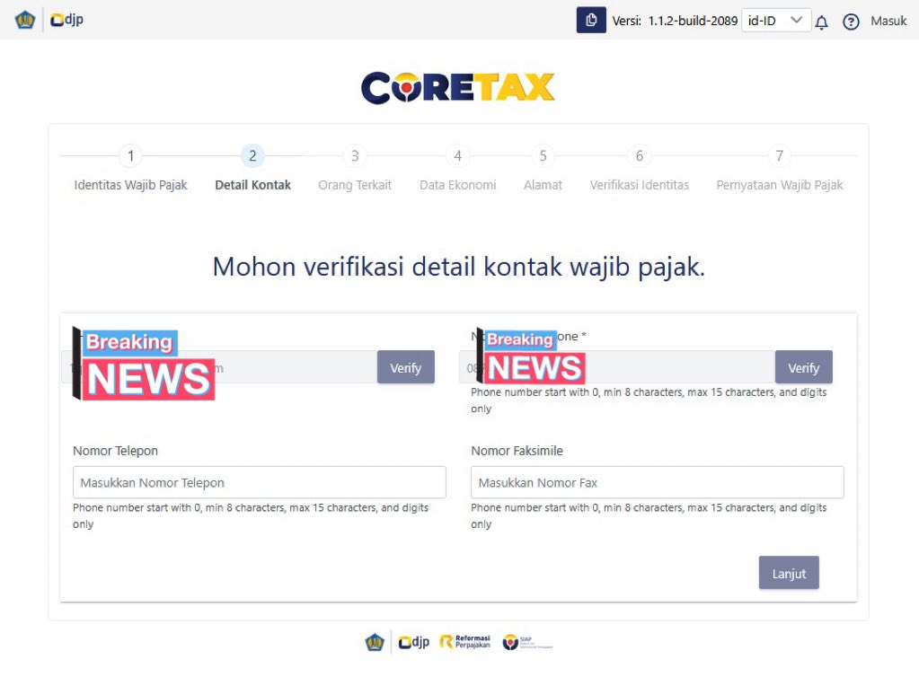 rival_channel's tweet photo. Pagi mintax, ini kenapa ya proses registrasi npwp gak bisa di lanjut ke step berikut nya, padahal email dan no handphone sudah berhasil di validasi , mohon bantuannya 🙏🏻 @kring_pajak https://t.co/hLPiK12FEF
