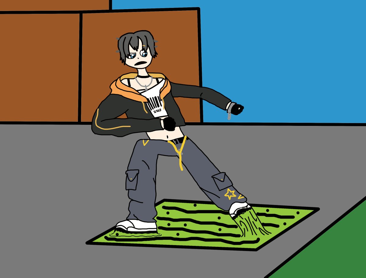 1_railfan's tweet photo. For this year's April fool's, looks like someone on campus left @Kailexper in a sticky situation with the flypaper. Thankfully, I got some Goo-gone spray.
#LexPerART https://t.co/iMKEswUCw0