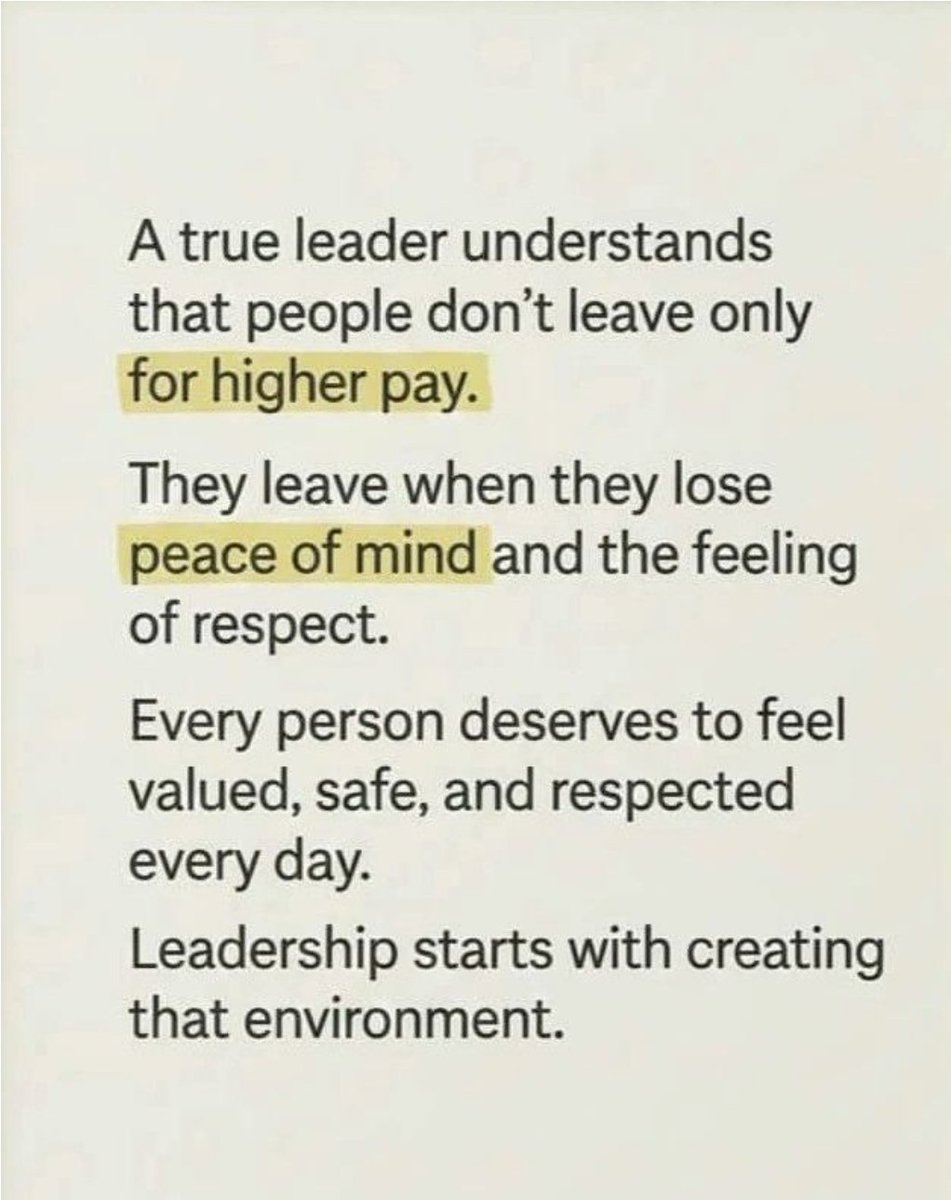 Leadership matters...