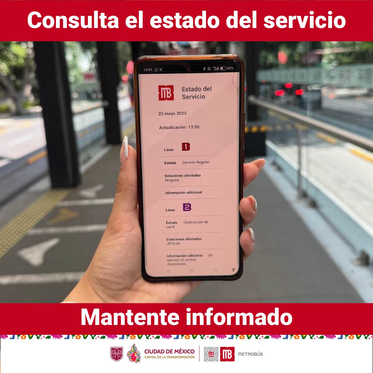 Metrobús CDMX tweet media