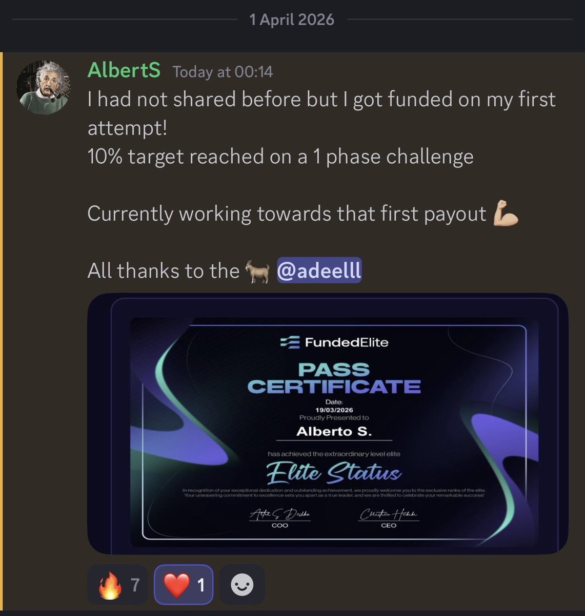 adell95's tweet photo. Turning FIFA traders into real traders 😍 big shoutout to @albertsFUT I pray for his continued success and that he tackles any hurdles with discipline and patience https://t.co/3cQpYvigOk