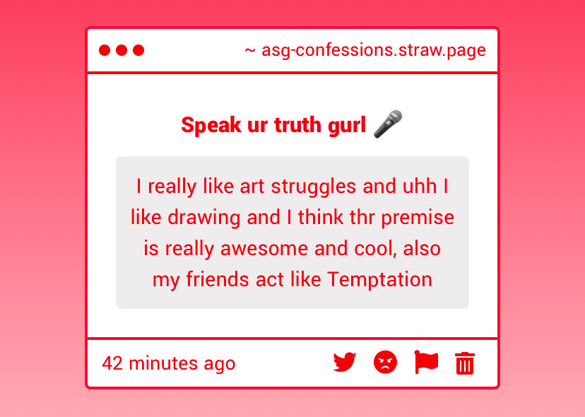 Art Struggles Game Confessions tweet media