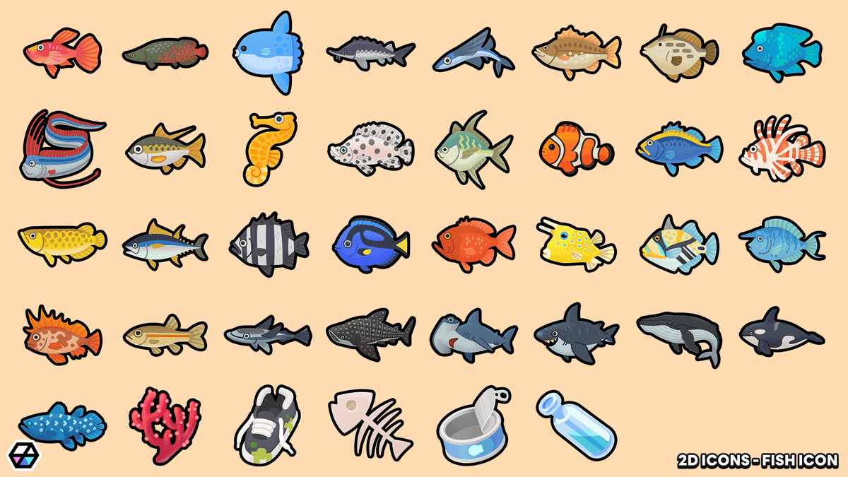 LayerLabGames's tweet image. New 2D Game Asset release! 
🐟 2D Icons - Farming &amp;amp; Crafting Icon 
📷 layerlab.io/products/2d-ic…

#UnityAssetStore #Fishing #Unity3D #Layerlab