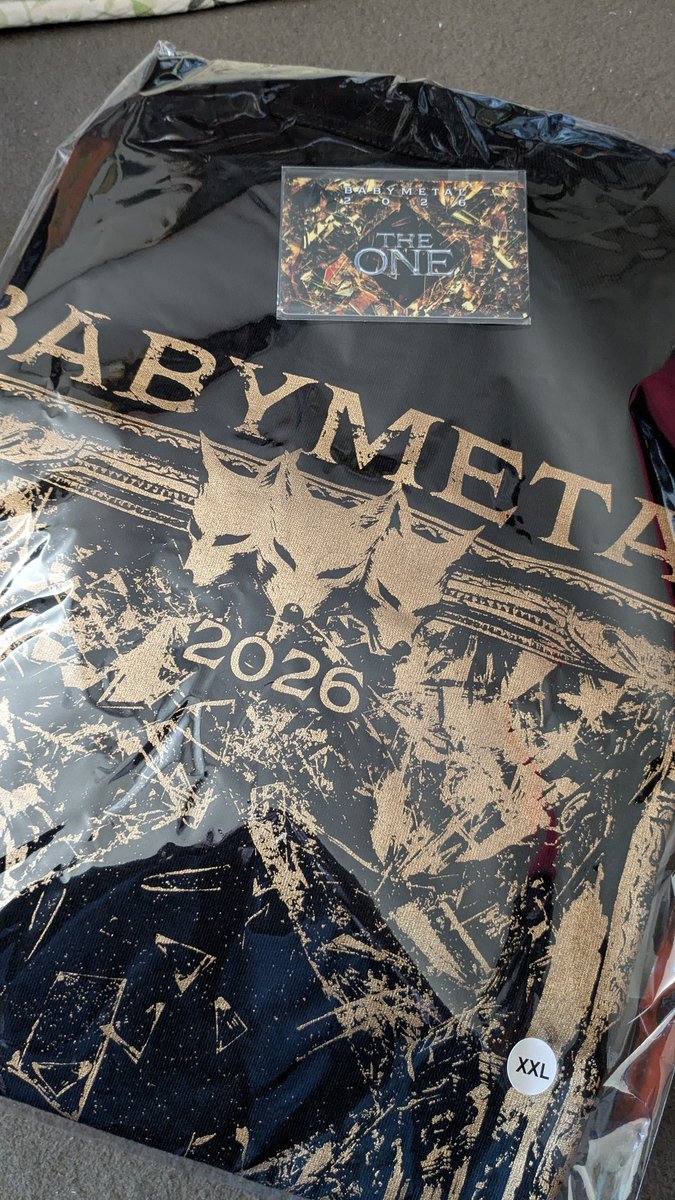 3VZTRa's tweet photo. 届きました。登録しました。

#BABYMETAL
#THEONE2026 https://t.co/U10m3KYhHS