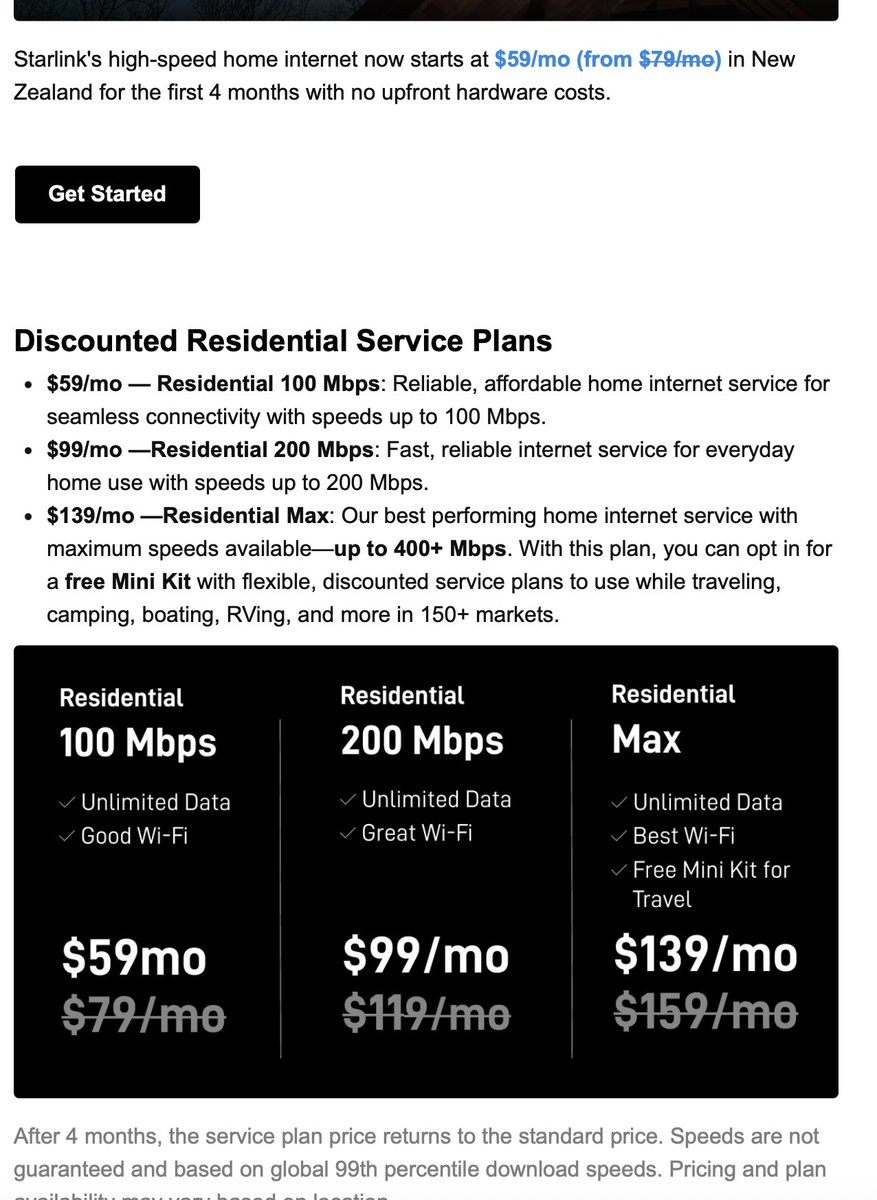 starlink 打折了，有点心动了