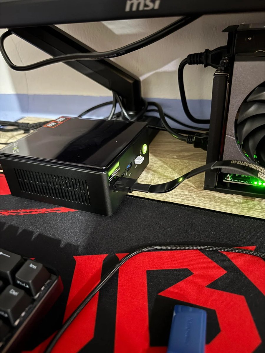gmktecdotcom's tweet photo. Loving my GMKtec K8 Plus setup.😀
What’s in your ideal mini PC setup?
#GMKtec #K8Plus #MiniPC #DeskSetup #PCSetup #TechLife https://t.co/pE137LQvgz