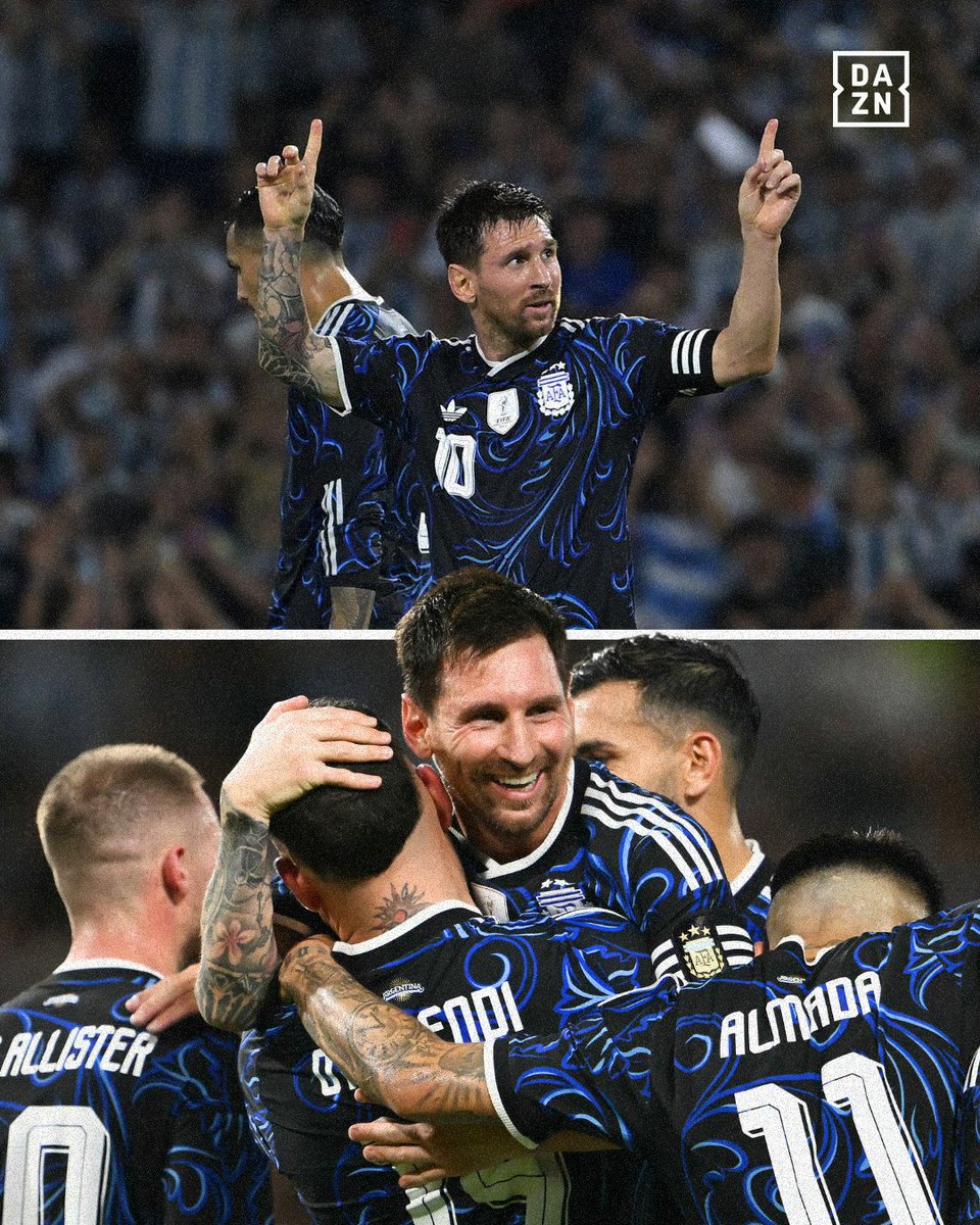 Argentina beat Zambia 5–0 🇦🇷 Messi with a goal and assist in what could  be his last match in Argentina… #InternationalFootball