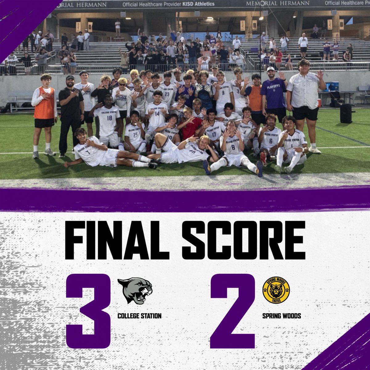 CSHS_BoysFC's tweet photo. COUGS WIN COUGS WIN!!! WE GO AGAIN!!!! Cougars beat the tigers 3-2 to become the Region 3 Champions.

⚽️⚽️ Vicente Paredes
⚽️ Tomas Dominguez
🅰️Angel Del Rosal
🅰️Natnael Fikre
🅰️Khalid Alani

🥅 Andres Martinez-Salazar https://t.co/kIq4aUI3gx