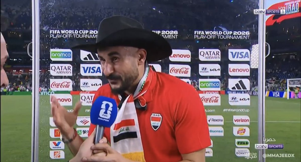 BlueCFM_'s tweet image. Ayman Hussein ya es un regio más.

QUE VIVA IRAK CARAJO 🇮🇶