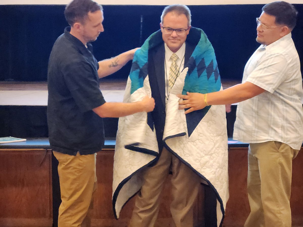 NHTOYMc's tweet photo. Words cannot adequately express my gratitude as I was wrapped in the good prayers and well wishes of a blanket from some of the greatest educators and people I have ever known. https://t.co/4Z9NYygZ6Y