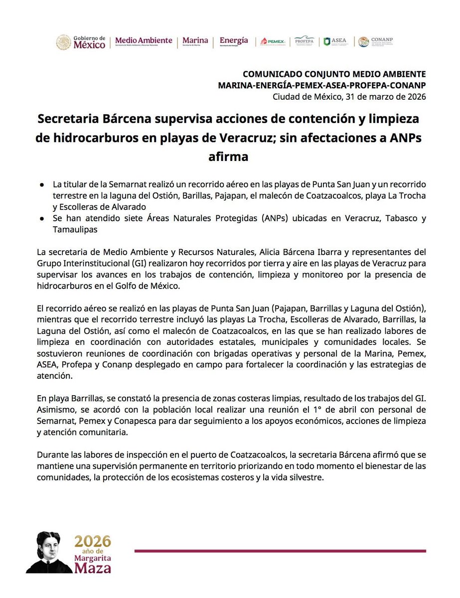 SEMARNAT México tweet media