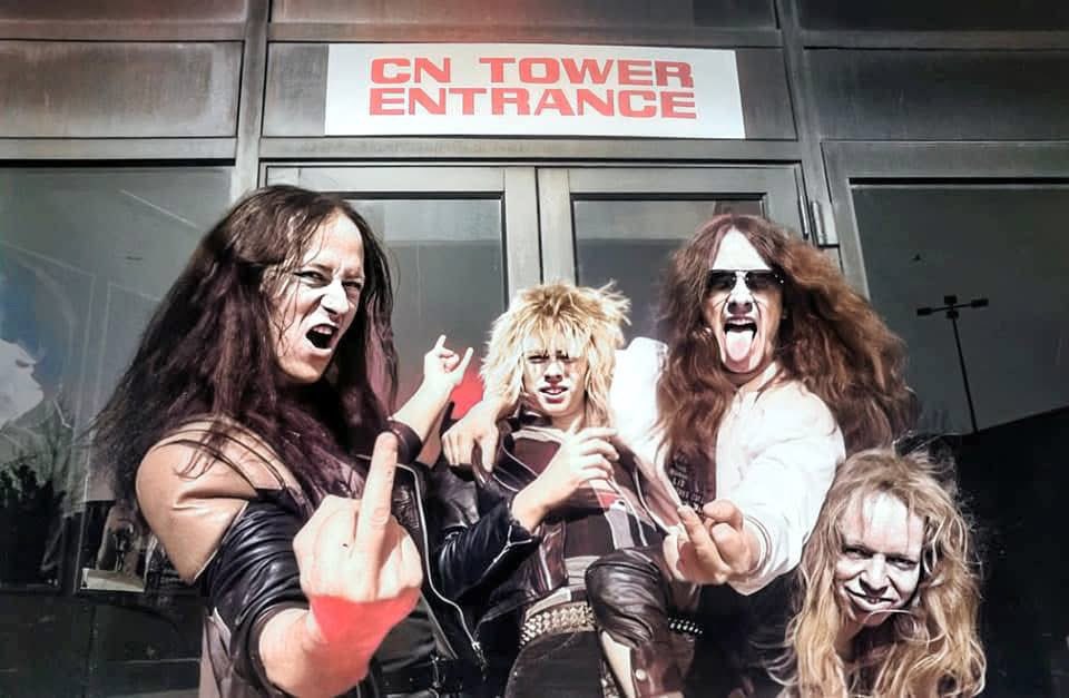 ThisDayInMETAL's tweet image. March 31, 1985 — Venom brought pure chaos to Toronto, touring the CN Tower before unleashing hell at the Concert Hall alongside Slayer and Razor 🤘🔥

From sightseeing to total sonic destruction — only in metal.

#ThisDayInMetal #Venom #Slayer #Razor #TorontoMetal #CanadianMetal