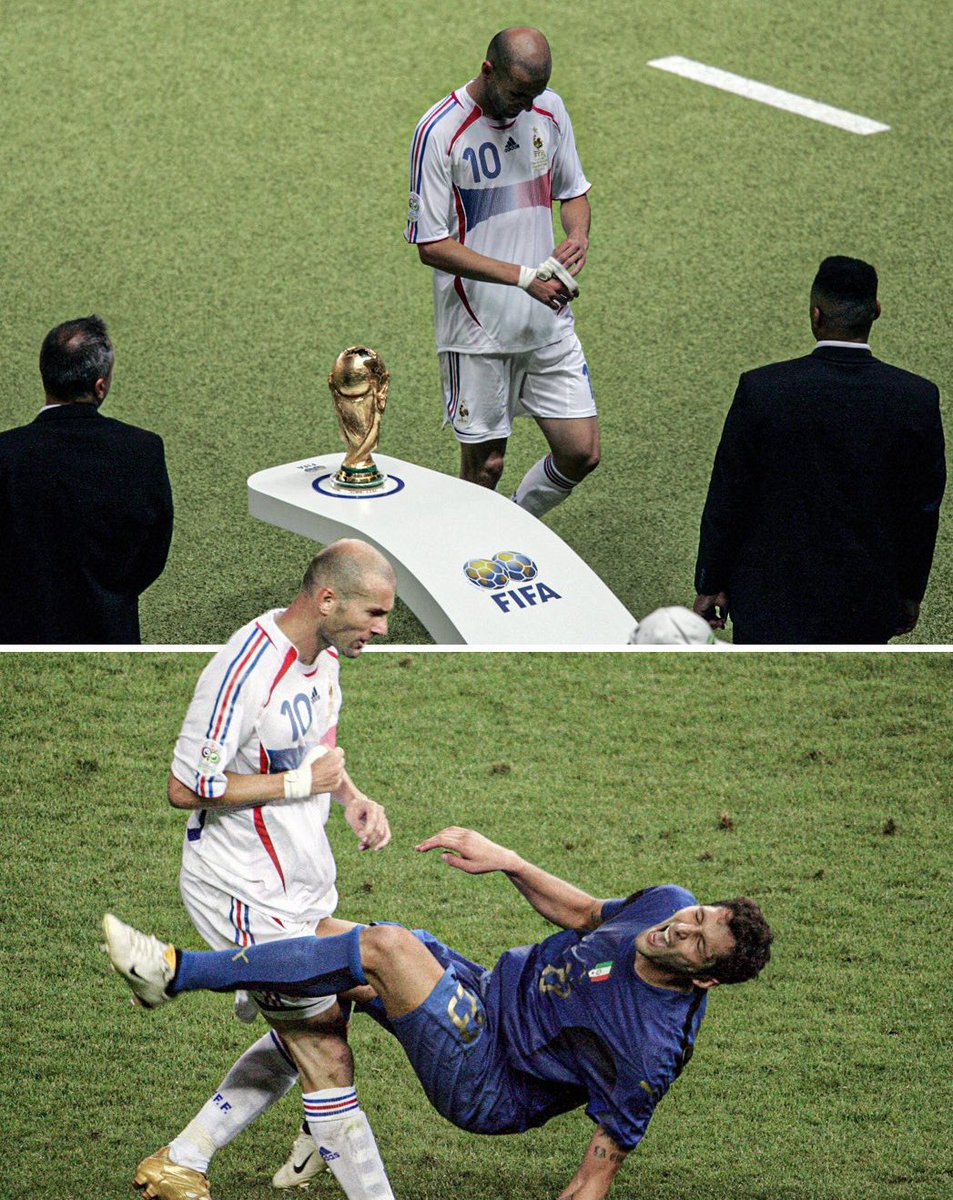 يبدو حوبة زيدان وماتعرض له بمونديال 2006 هو سبب انهيار الكرة الايطالية