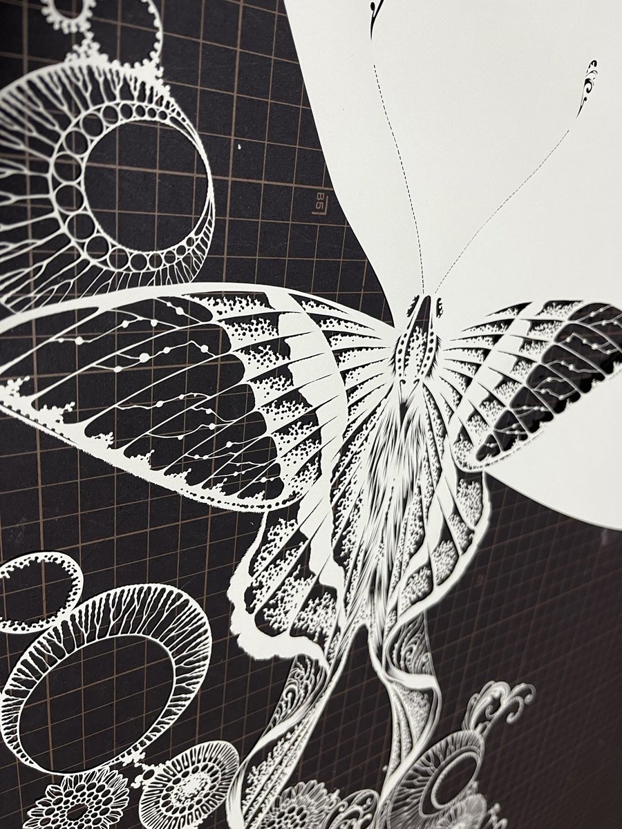 With an x-acto knife.......