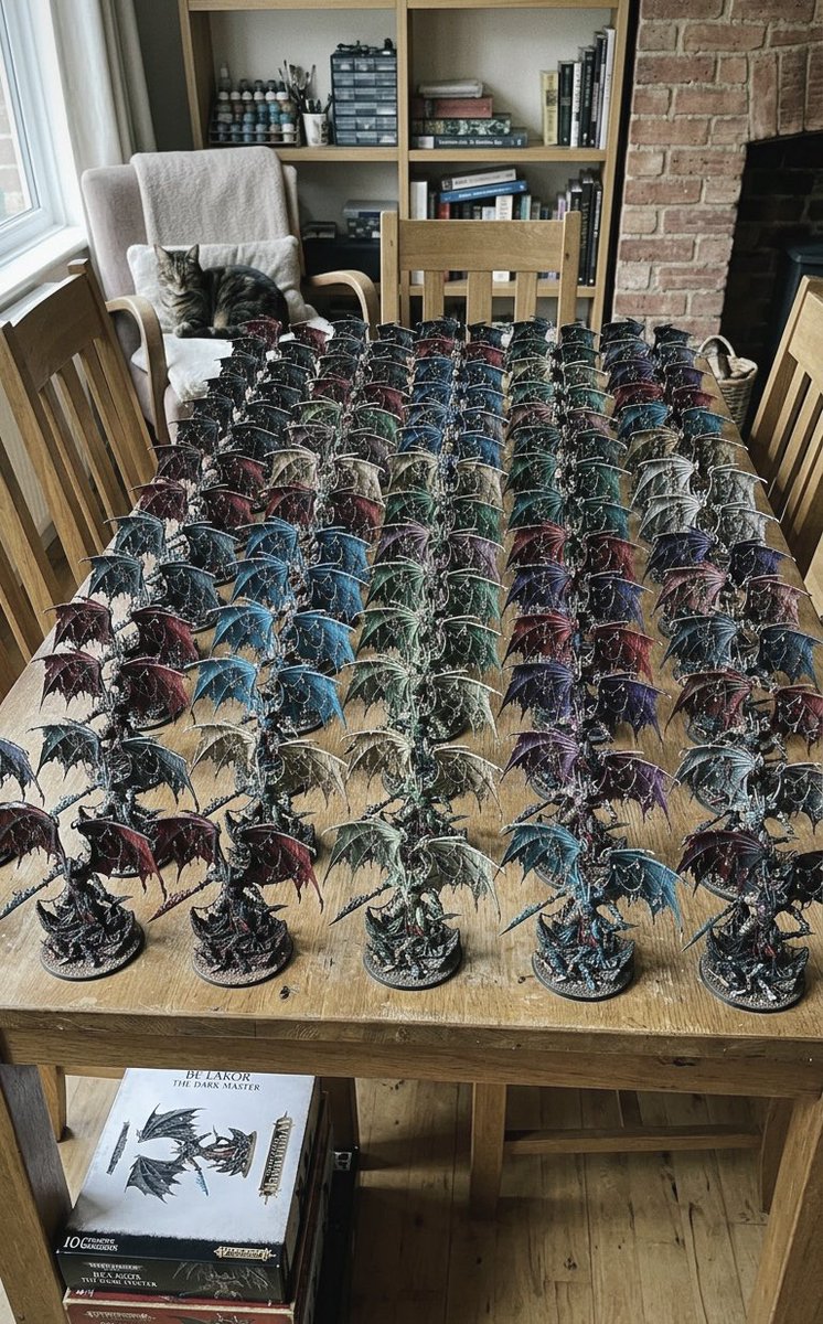 セシル40K⚡️ダークエンジェル製作中 tweet media