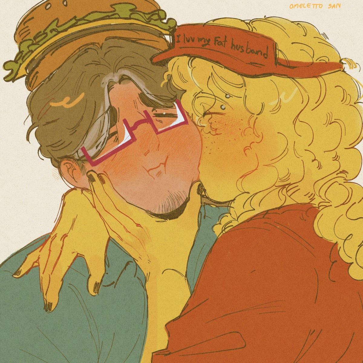 OmelettoSan48's tweet image. old art  
#pizzaburger