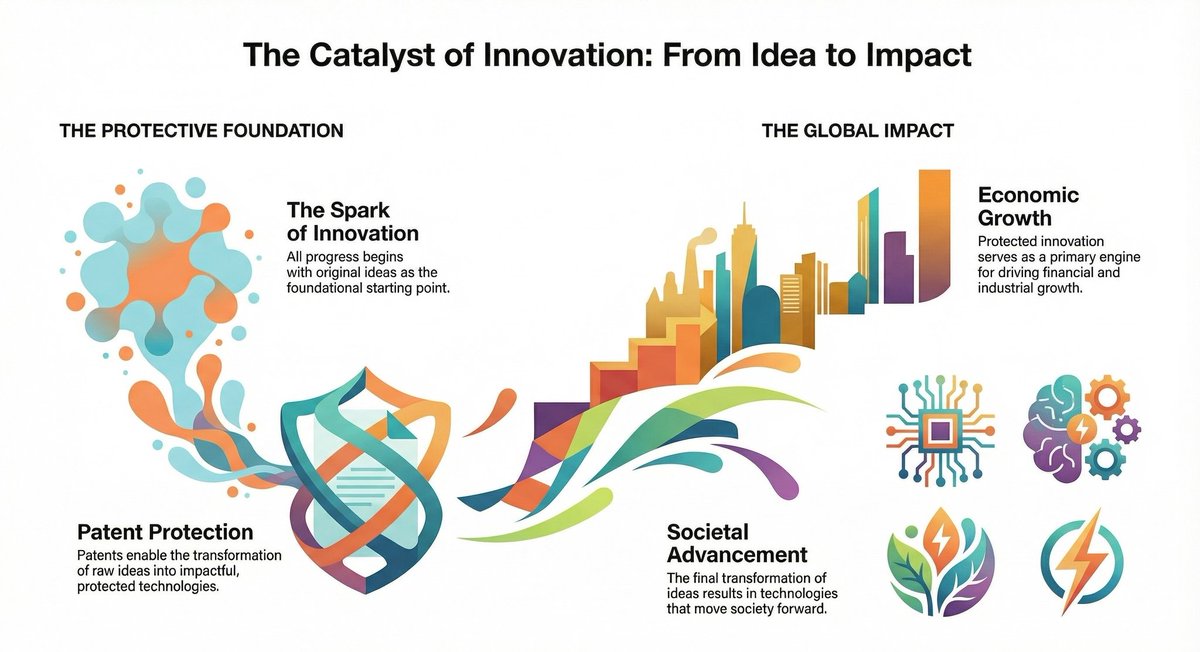 picgujcost's tweet image. 🚀 1 April | Innovation &amp;amp; New Ideas

Innovation begins with ideas. Protect them through patents to transform creativity into impactful technologies driving economic growth and societal advancement.

#Innovation #IPR #Patents #NewIdeas #GUJCOST