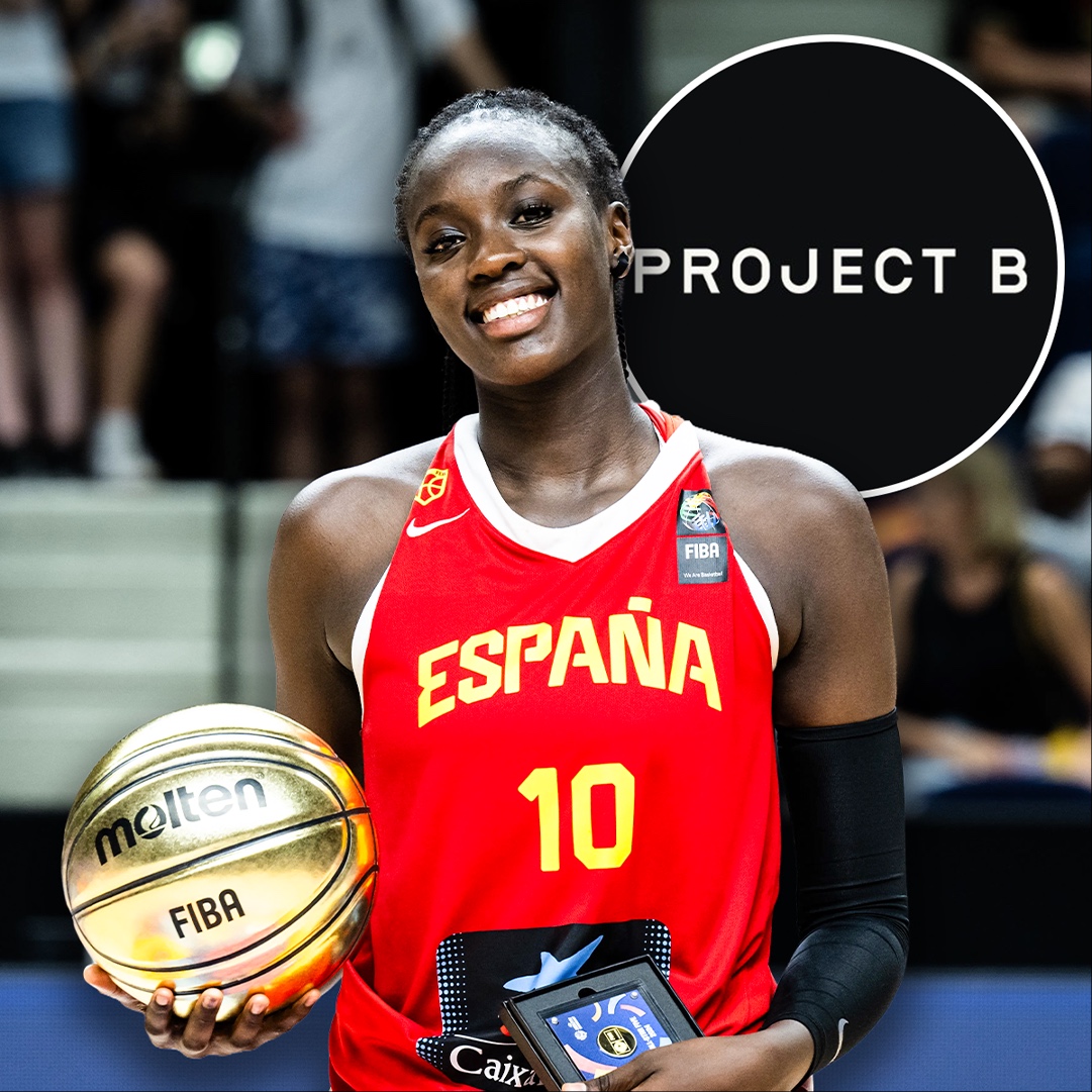 FOS's tweet photo. Project B has landed Awa Fam, the Spanish forward who could go No. 1 in the WNBA draft on April 13.

“She has the potential to be the next global superstar,” league co-founder Alana Beard told FOS.