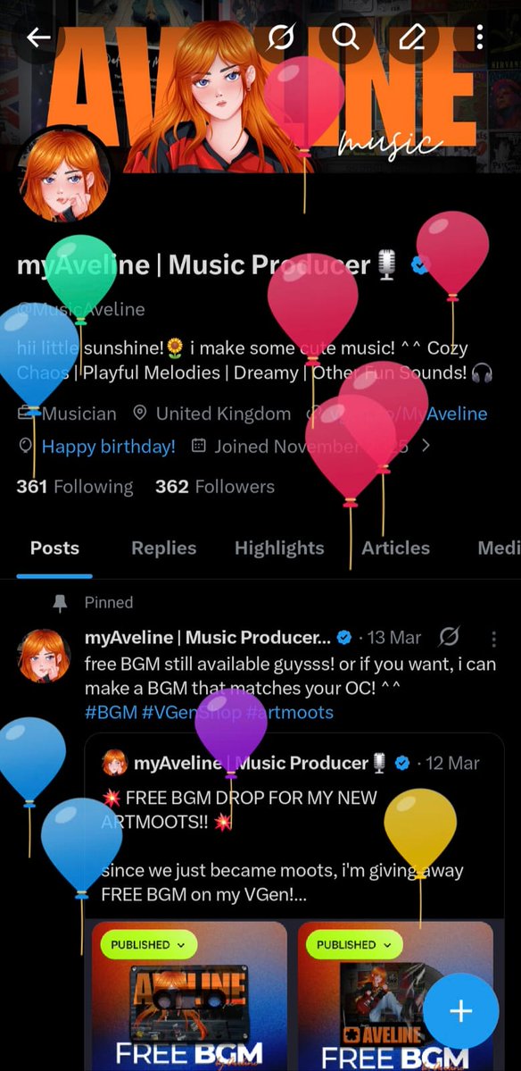 myAveline | Music Producer🎙 tweet media