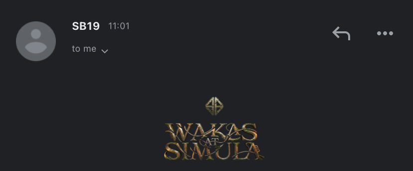 Check your emails, everyone. 
Yayyyy 🙂‍↔️🔥

<a href="/SB19Official/">SB19 Official</a> <a href="/1zentertainment/">1Z ENTERTAINMENT</a> I see you!!!!