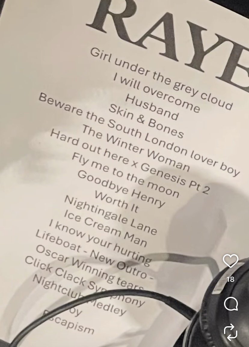 RAYE Updates tweet media