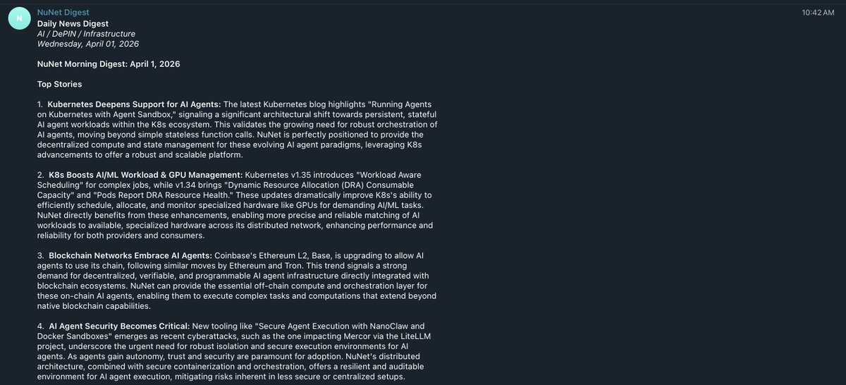 NuNet 🌐 tweet media