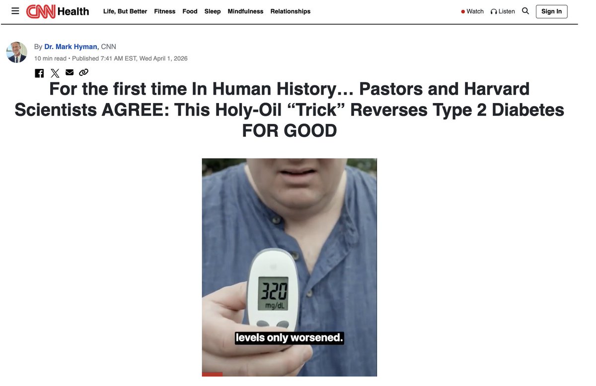 This CNN-style ad is ugly.
The headline is over the top. The design is basic.
It's converting at 5%+.
Advertorials work because they don't LOOK like ads.
Every niche. Every product. Learn this format or get left behind.
Want my Advertorial Swipe File?
Drop "SALES PAGE" in the