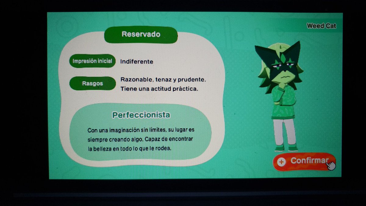 EL GATO ME SALIO CON LA PERSONALIDAD QUE PENSE QUE IBA A TENER LA CREATURA AAAAAAAAHHHHH