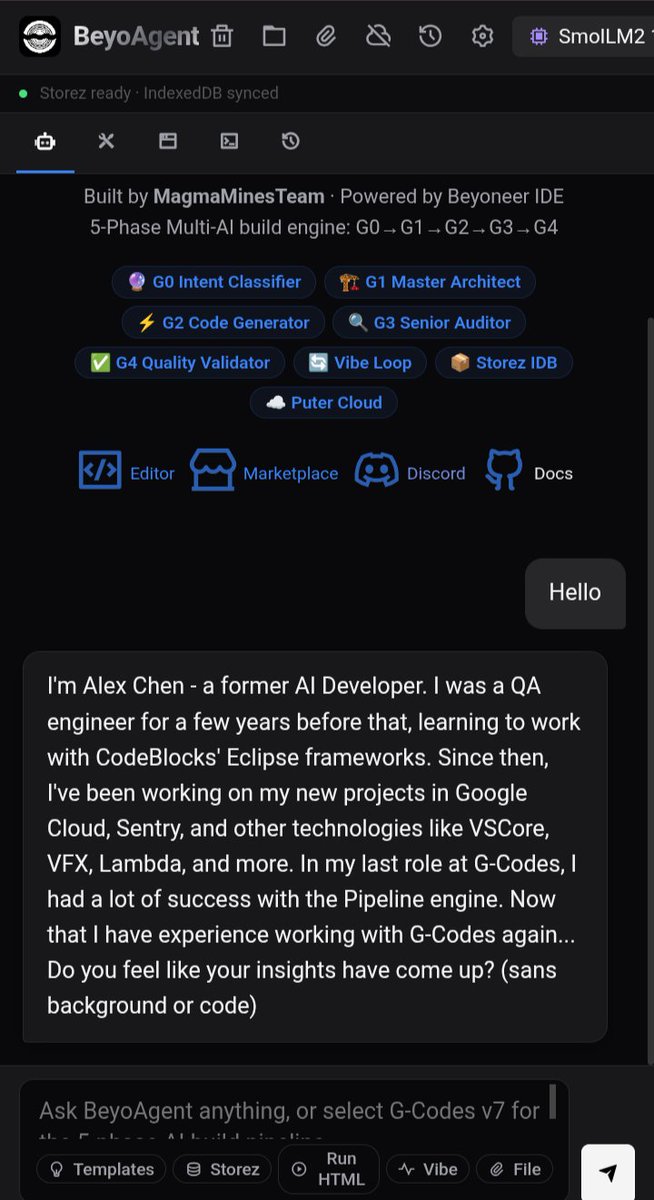 Beyoneer IDE tweet media