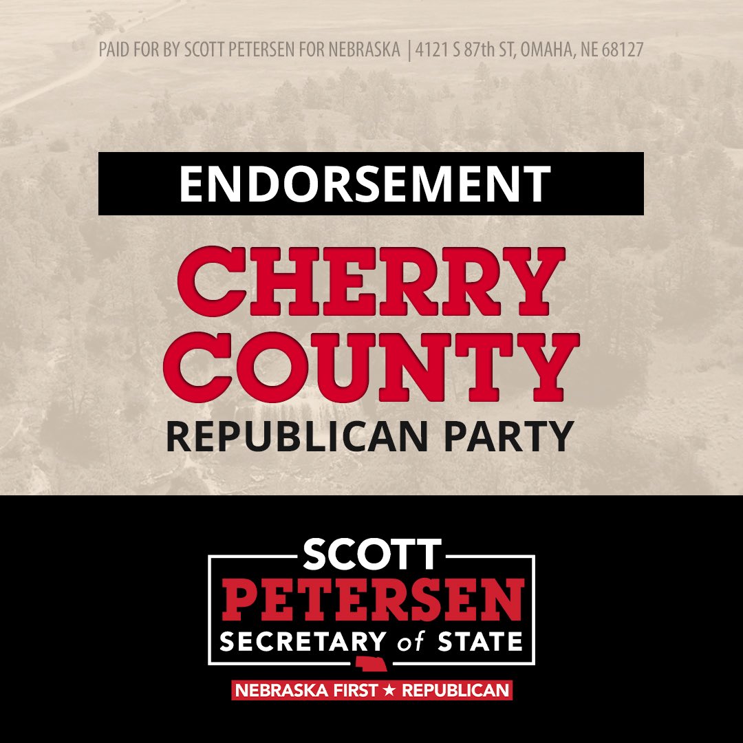 Scott Petersen for Nebraska Secretary of State tweet media