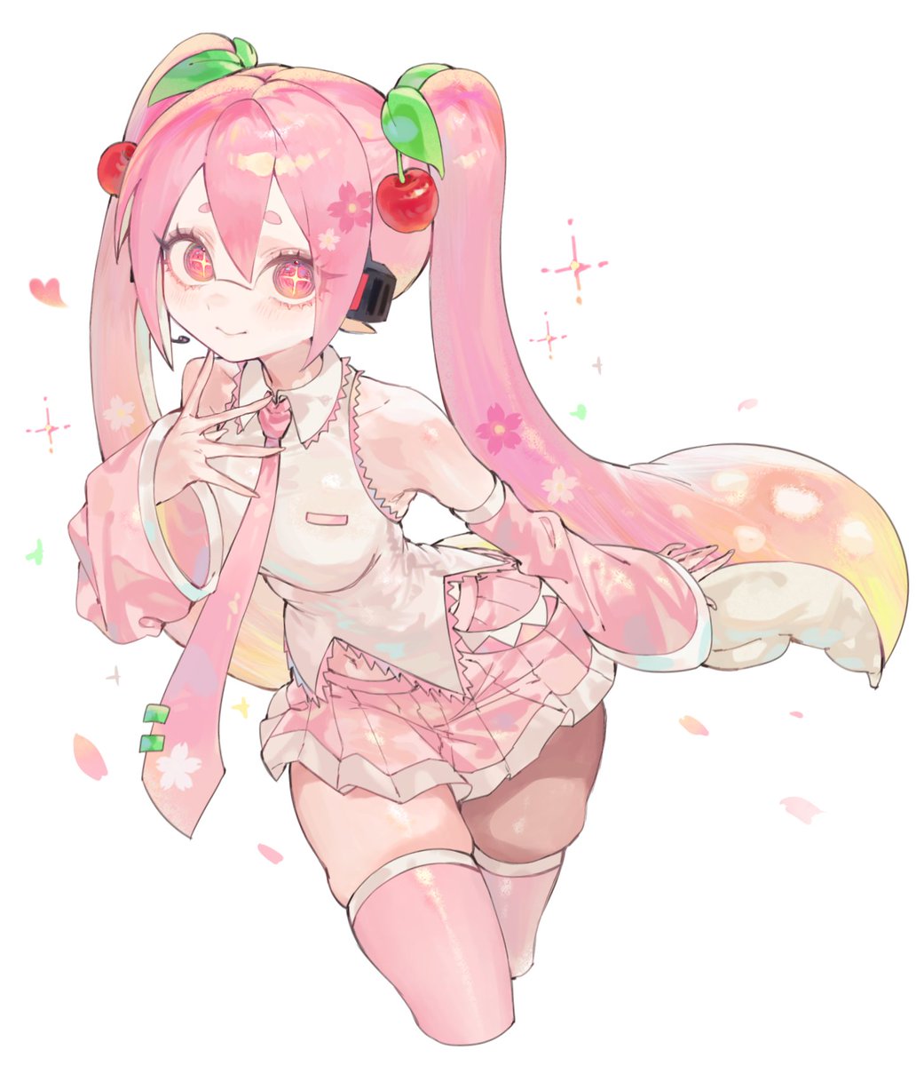 桜ミクイカちゃ🩷🤍🌸
