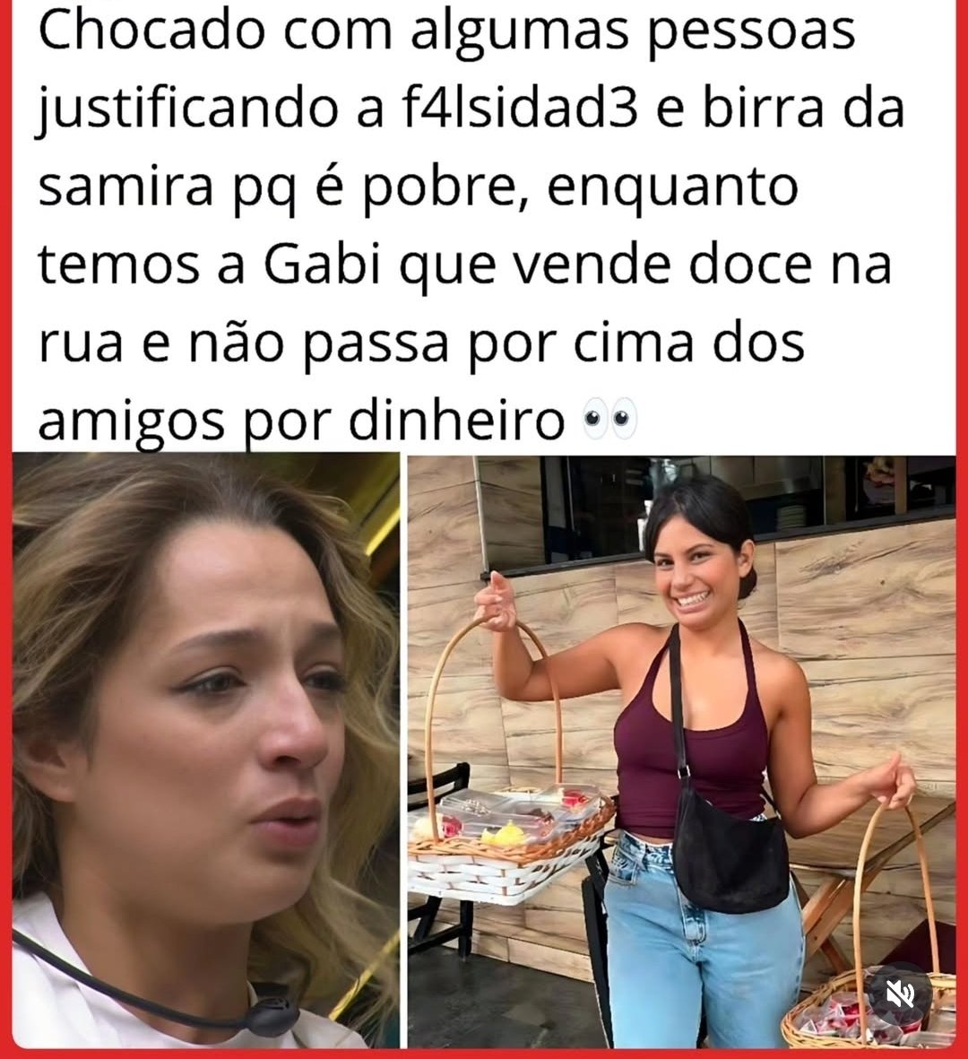 A insuportável da samira querendo fazer jogo com a Ana paula ,entre ela e a panqueca mil vez a panqueca .
Ta dando nojo e vomito de ver as risadas da solange #BatePapoBBB