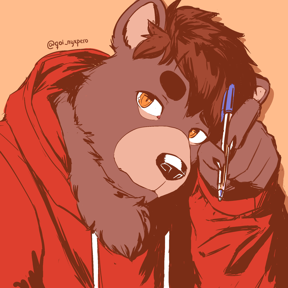 Write it down to make it bearable
#furry #furryart #dawnchorusvn