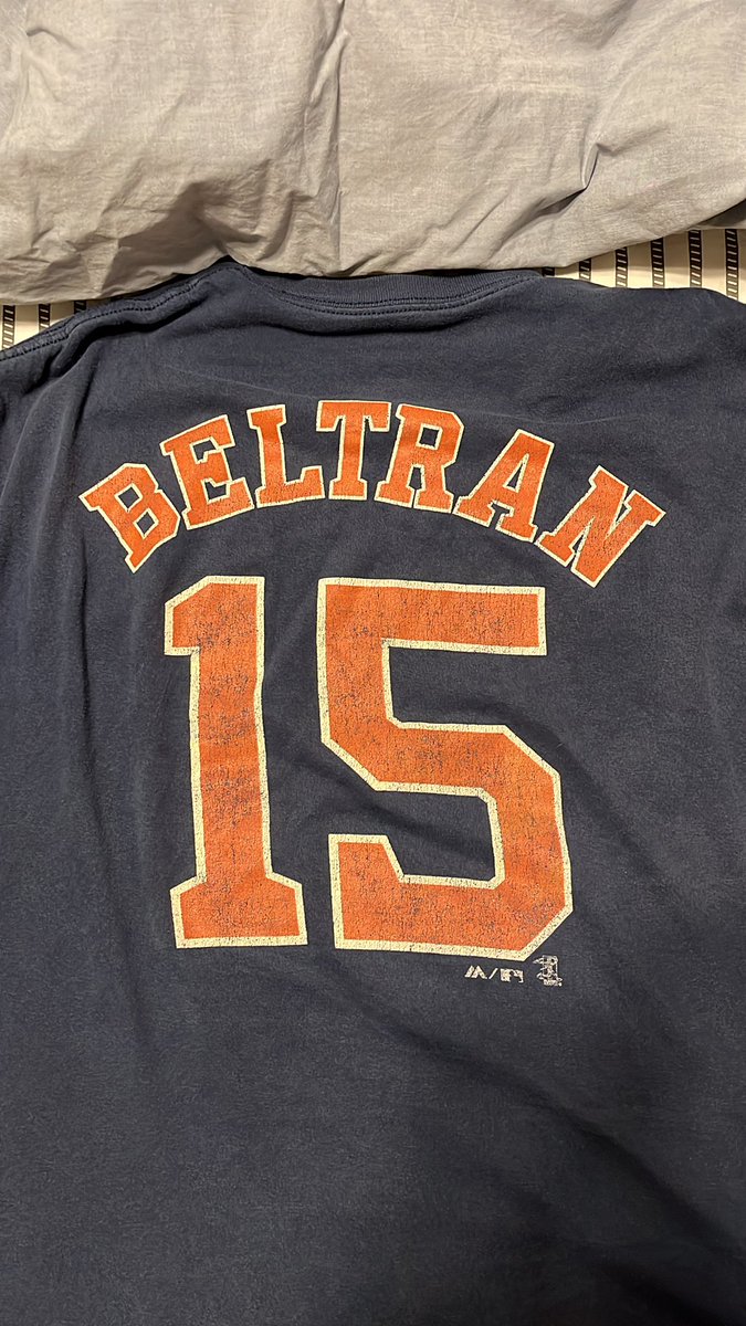 eggsbugtreecity's tweet photo. It’s shirsey Tuesday again. Carlos Beltran Astros (2nd stint) #shirseytuesday #trendsetter https://t.co/rcEiQ4vnZM