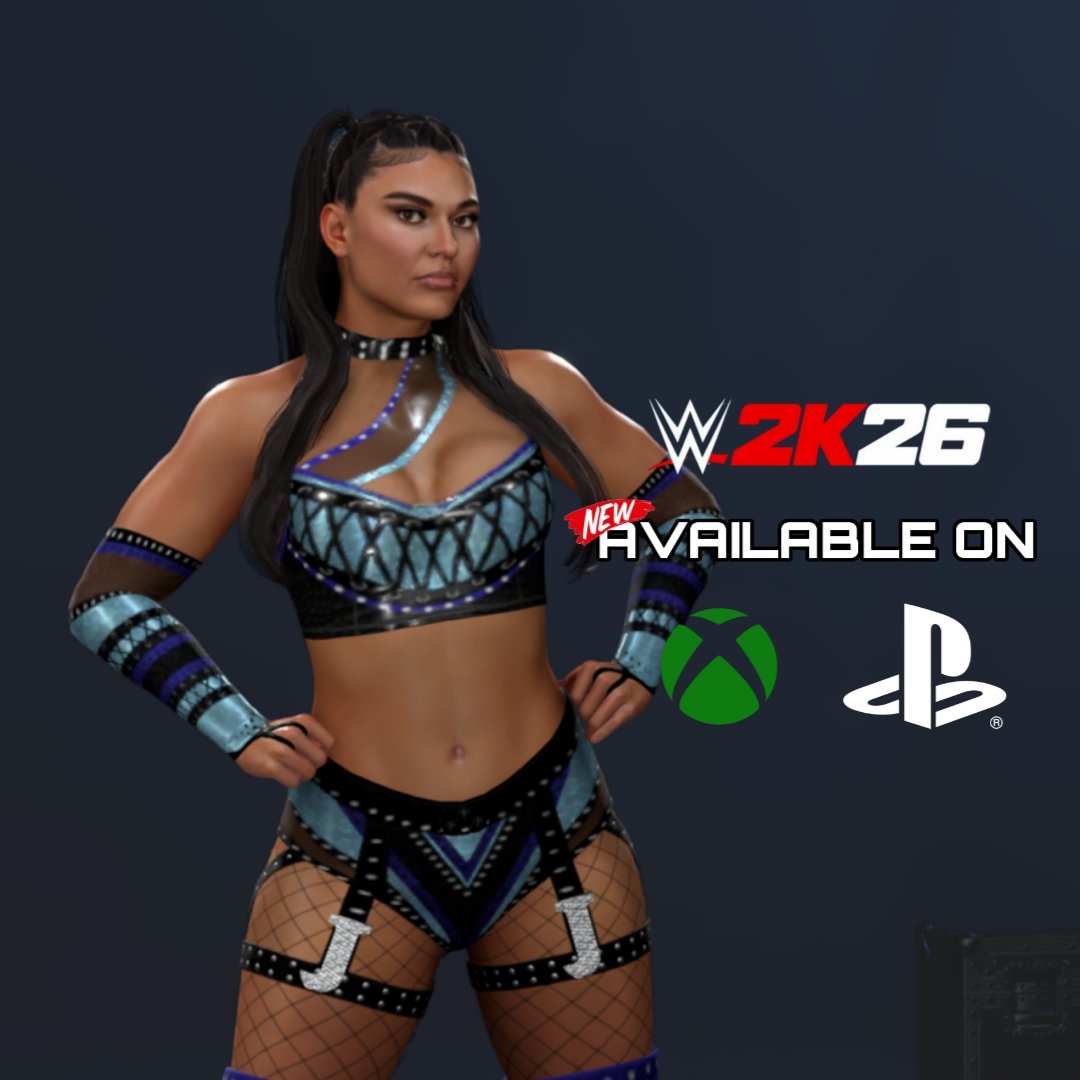 blenkkrieger's tweet image. #WWE2K26
Jazmyn Nyx - Aug.26, 2025 &amp;amp; NXT New Year's Evil 2025 Gears
CC: Yes
Tags: #JazmynNyx #FallonHenley #BlenkKrieger