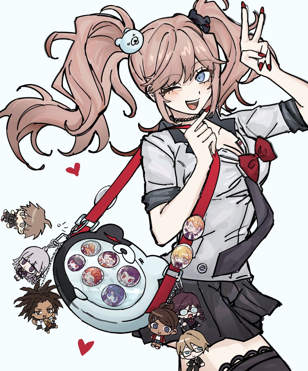 old artstyle vs. new artstyle #danganronpa