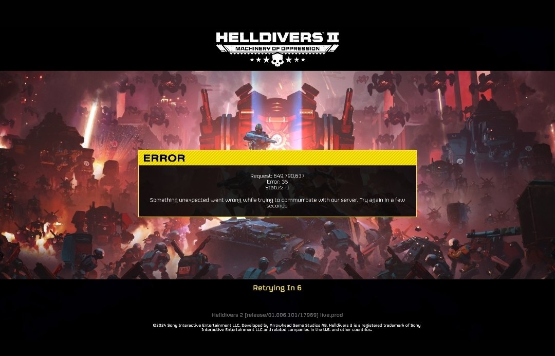 BasedBlasterDad's tweet photo. @Toufu08167893 @helldivers2 Same. 
Im in Texas https://t.co/9QRDS9bqKq