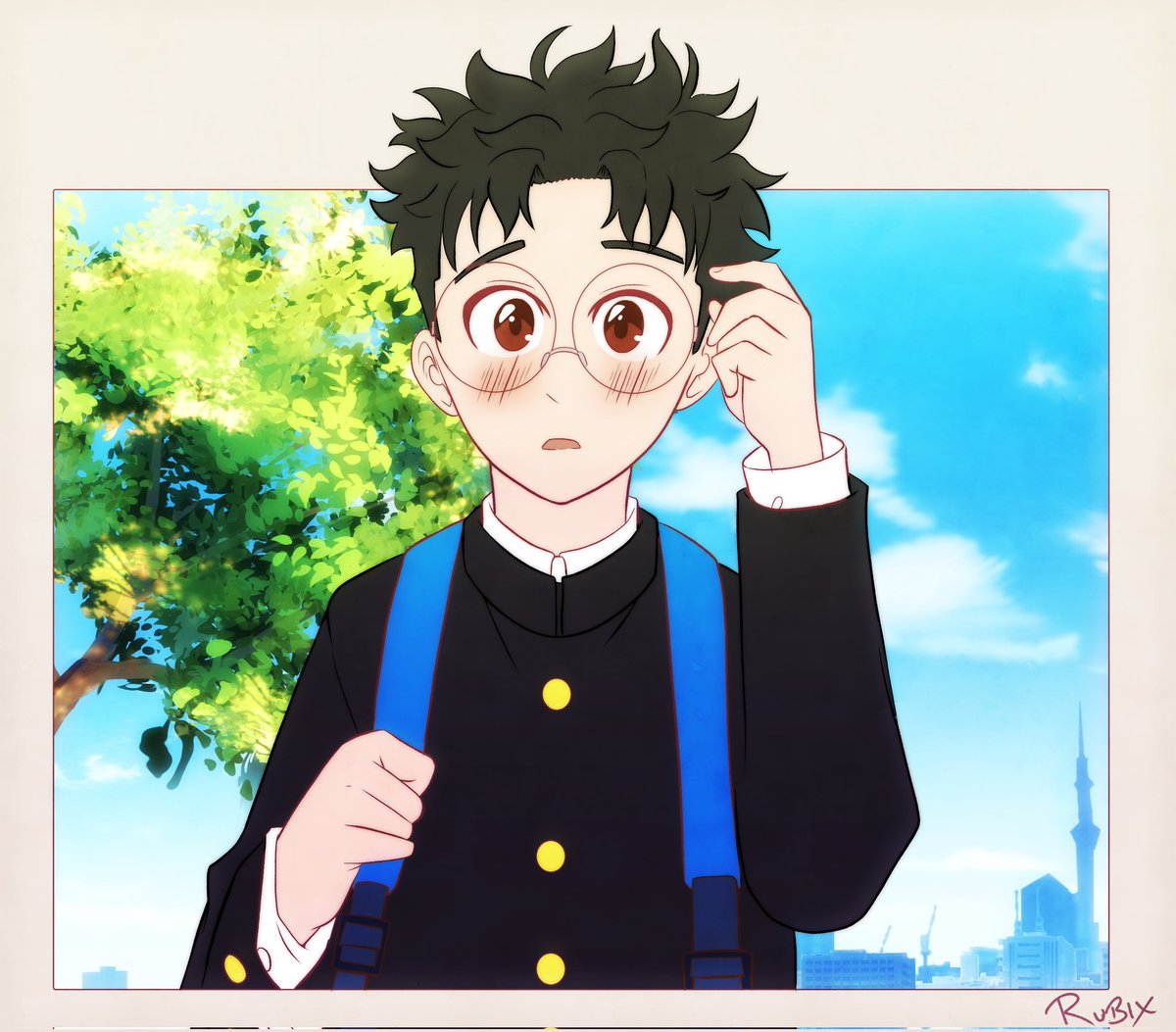 Nothing too special. Kinda like a screenshot redraw where I wanted to test using flat colors only.
#dandadan #ダンダダン