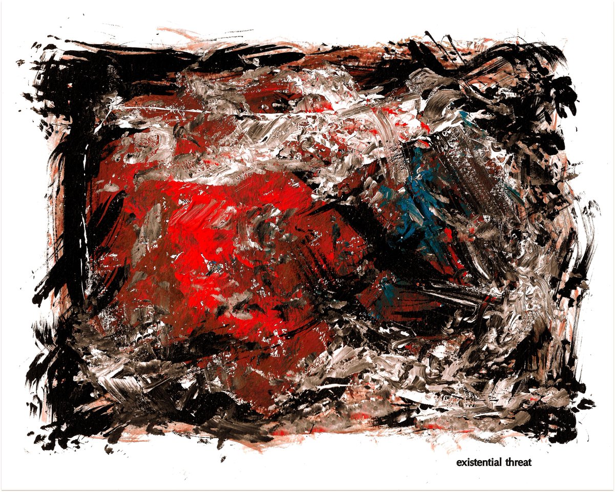 Drummdm1's tweet image. existential threat #abstractart #abstractartist #abstractexpressionism #abstractpainting #abstraction #art #modernart #contemporaryart