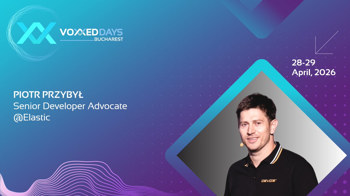 Voxxed Days Bucharest (April 28-29, 2026) tweet media