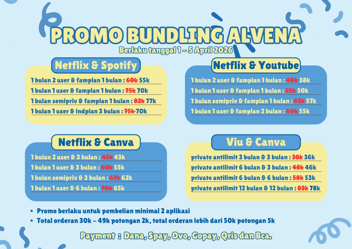 alvena, open fastrep langsung wa di bio! tweet media